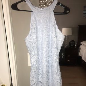 Light Blue Lace Dress
